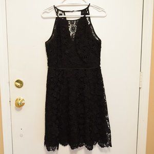 Black Lace Cocktail Dress